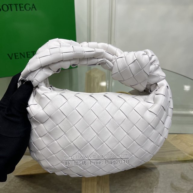 Bottega veneta高端女包 98080小號 寶緹嘉最新編織打結圓形hobo包 BVjodie新版本2代羊皮手工編織手腕包  gxz1372